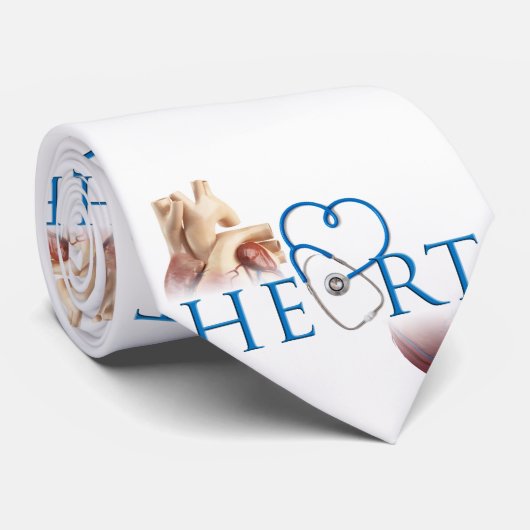 Herz-Schnitt-Krawatte Krawatte (Gerollt)