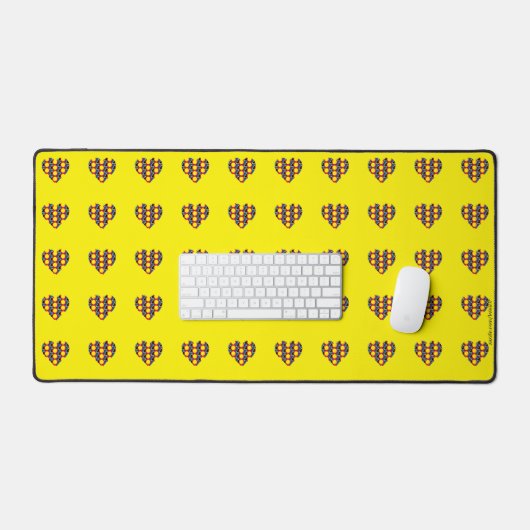 Herz Schreibtischunterlage (Tastatur & Maus)