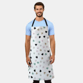 Herz Schürze (Getragen)