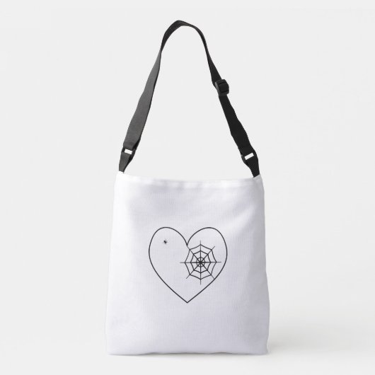 Herz - Schwarz - Emo - Tasche (Rückseite)