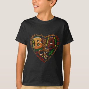 Herz Schwarzer Geschichtsmonat Melanin Liebhaber A T-Shirt