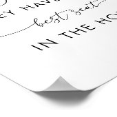 Herz-Script-Engel im Gedenken an das Hochzeitszeic Poster (Ecke)