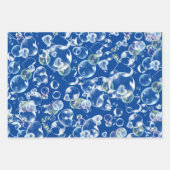 Herz-Seifenblasen Geschenkpapier Set (Vorderseite 3)