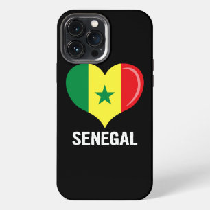 Herz Senegal Flagge Männer Frauen Kinder Patriotis iPhone 13 Pro Max Hülle