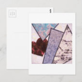 Herz Serie I Postkarte (Vorne/Hinten)