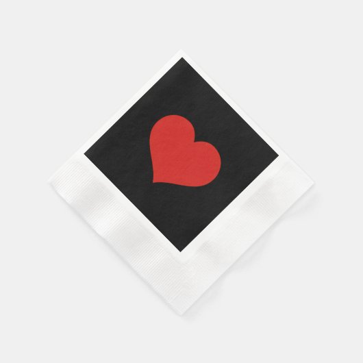 Herz  serviette (Ecke)