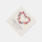 Herz Serviette (Ecke)