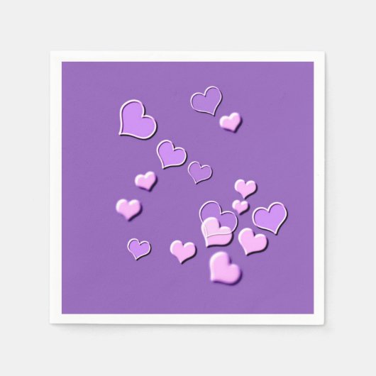 Herz Serviette (Vorderseite)