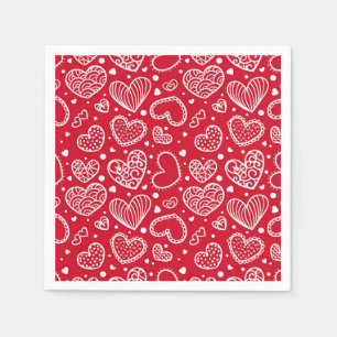 Herz Serviette