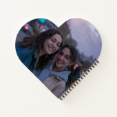 Herz-Shaped BESTE FREUNDIN Foto Personalisiert Täg Notizblock (Rückseite)