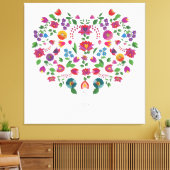 Herz-Shaped-Liebe-Symbol Leinwanddruck (Insitu (Wohnzimmer))