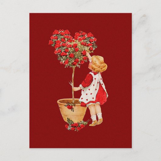 Herz-Shaped Topiary Postkarte (Vorderseite)