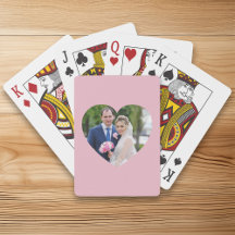 Herz-Shaped Wedding Foto Pink