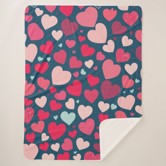 Herz Sherpadecke (Vorderseite)