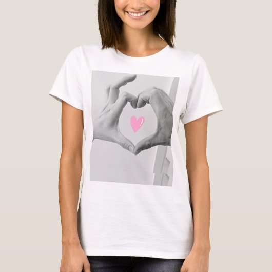 Herz-Shirt T-Shirt (Vorderseite)