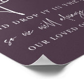 Herz signieren | Hochzeitguestbook-Zeichen Poster (Ecke)