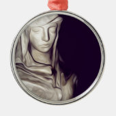 Herz Silbernes Ornament (Vorne)