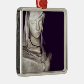 Herz Silbernes Ornament (Rechts)