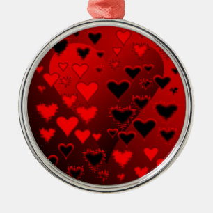 Herz Silbernes Ornament