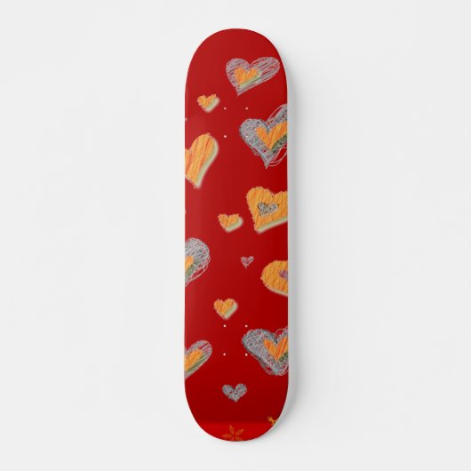Herz-Skateboard Skateboard (Vorne)