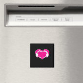 Herz Skeleton Hände Gothic Valentine Classic Magnet (In Situ (Geschirrspüler))