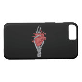 Herz Skeleton Hands Case-Mate iPhone Hülle (Rückseite (Horizontal))