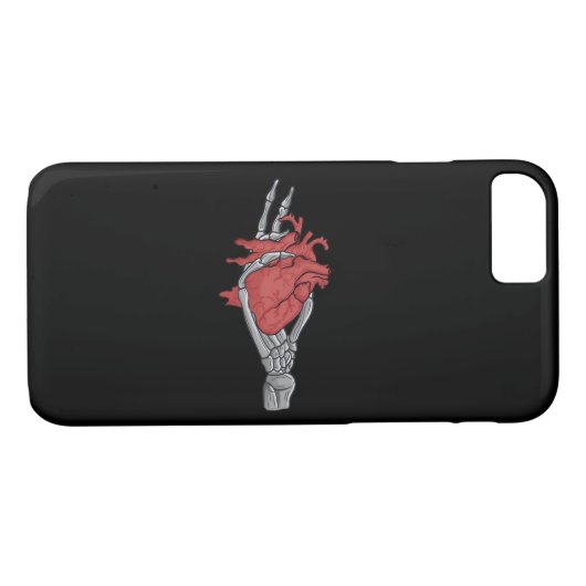 Herz Skeleton Hands Case-Mate iPhone Hülle (Rückseite (Horizontal))