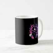 Herz Skeleton Hands - Halloween Pastel Goth Eyeba Kaffeetasse (VorderseiteRechts)