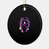 Herz Skeleton Hands - Halloween Pastel Goth Eyeba Keramik Ornament (Links)