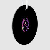 Herz Skeleton Hands - Halloween Pastel Goth Eyeba Ornament (Vorderseite)