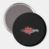 Herz Skeleton Hands Magnet (Vorderseite/Rückseite)