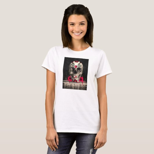 Herz Skull T-Shirt (Vorne ganz)