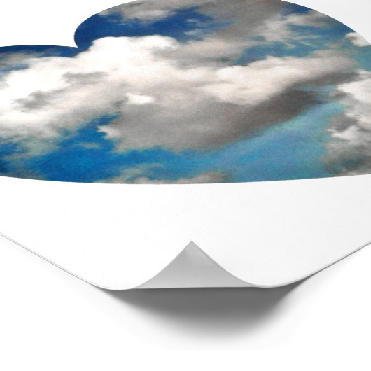 Herz-Skyscape Poster (Ecke)