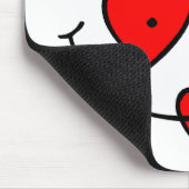 Herz-Smiley Mousepad (Ecke)
