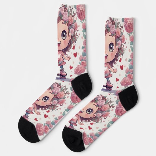 Herz Socken (Linkes Detail)