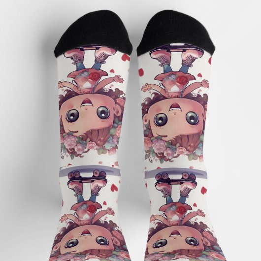 Herz Socken (Oben)