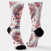 Herz Socken (Gewinkelt)