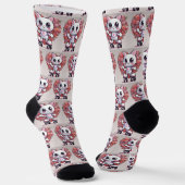 Herz Socken (Gewinkelt)