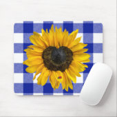 Herz Sonnenblume mit Ladybug Mousepad (Mit Mouse)