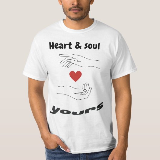 Herz & Soul Ihr Inspiration zum Shirt für Männer (Vorderseite)
