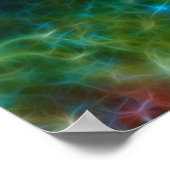 Herz-Soul-Nebel-Fraktal Poster (Ecke)