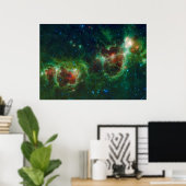 Herz-Soul-Nebulae Poster (Heimbüro)