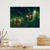 Herz-Soul-Nebulae Poster (Küche)