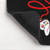 Herz Spielcontroller Videospieler Gaming Valenti Mousepad (Ecke)
