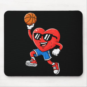 Herz spielt Basketball Valentinstag für jugendlich Mousepad
