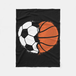 Herz Sport Fußball Sketll Ll Liebhaber Valentinsta Fleecedecke