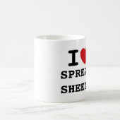 Herz, SPREADSHEETS, I Kaffeetasse (Mittel)