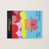 Herz spricht über Liebe: Puzzle (Horizontal)