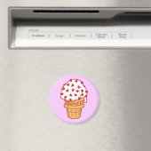 Herz Sprinkle Ice Cone Magnet (In Situ (Geschirrspüler))