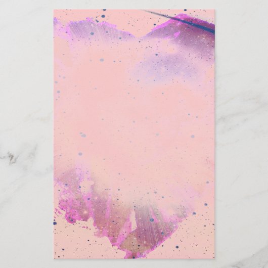 Herz-Spritzer Briefpapier (Vorderseite)